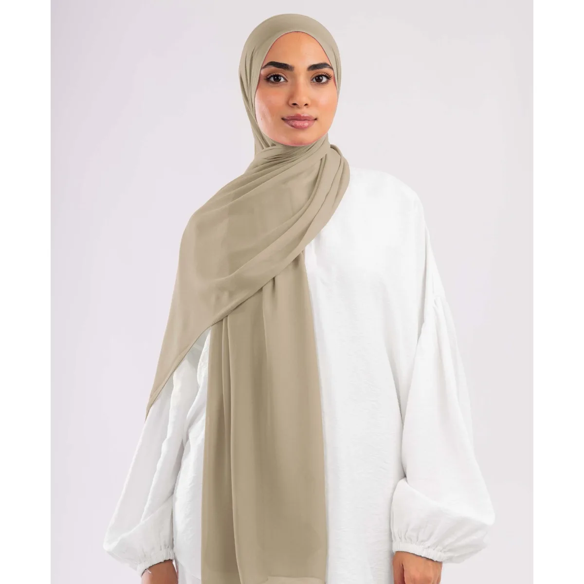 Le Voile Vital Chiffon Scarf (Big Size)
