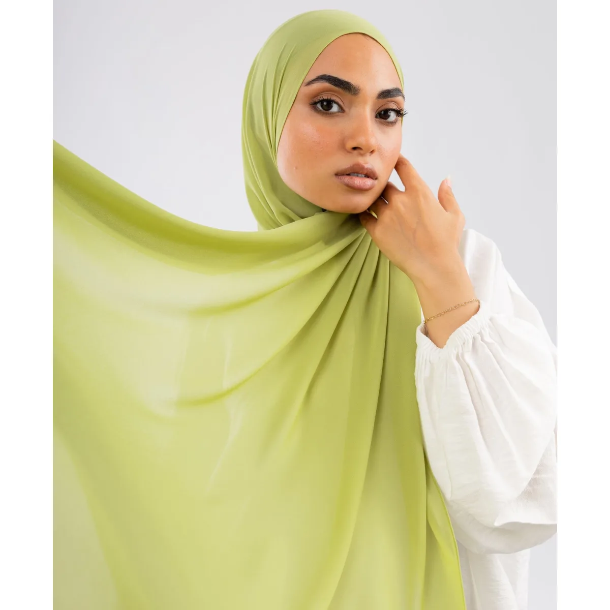 Le Voile Vital Chiffon Scarf (Big Size)