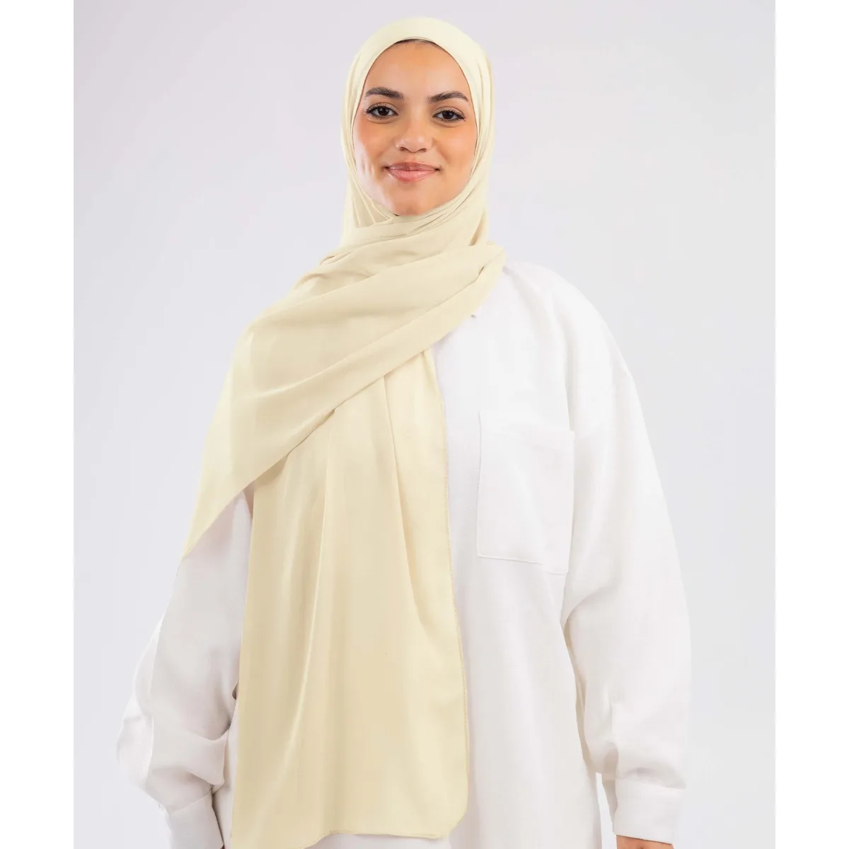 Le Voile Vital Chiffon Scarf (Big Size)
