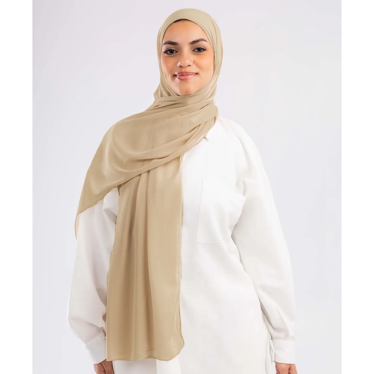 Le Voile Vital Chiffon Scarf (Big Size)