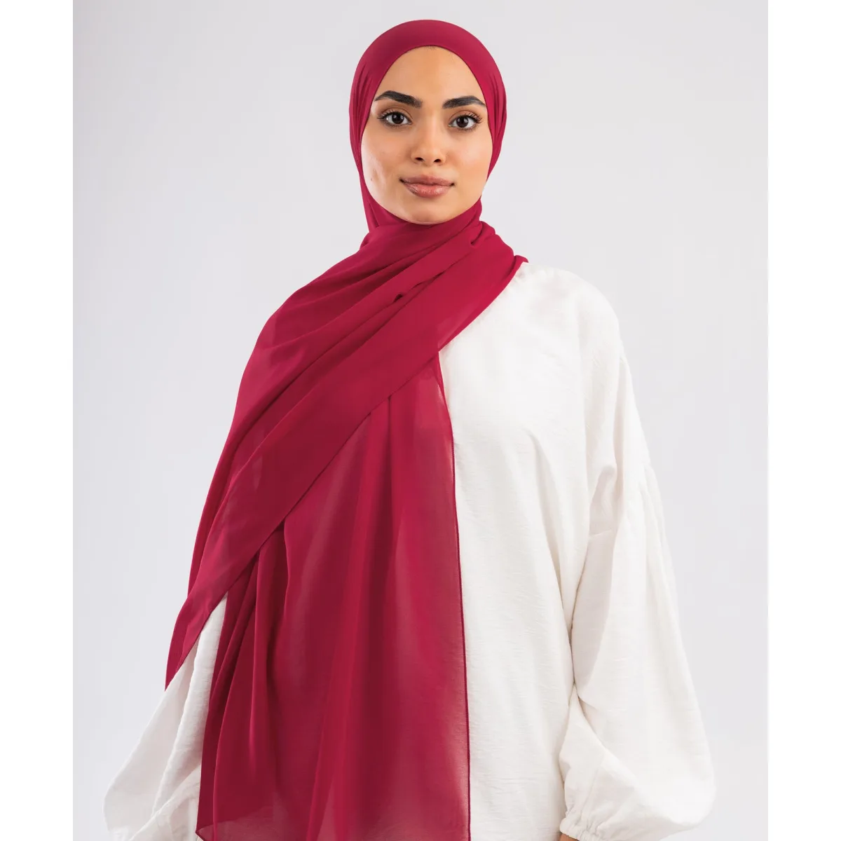 Le Voile Vital Chiffon Scarf (Big Size)
