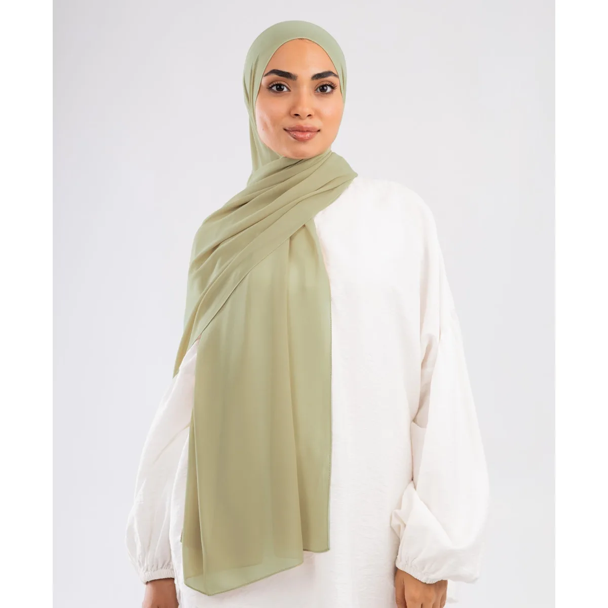 Le Voile Vital Chiffon Scarf (Big Size)