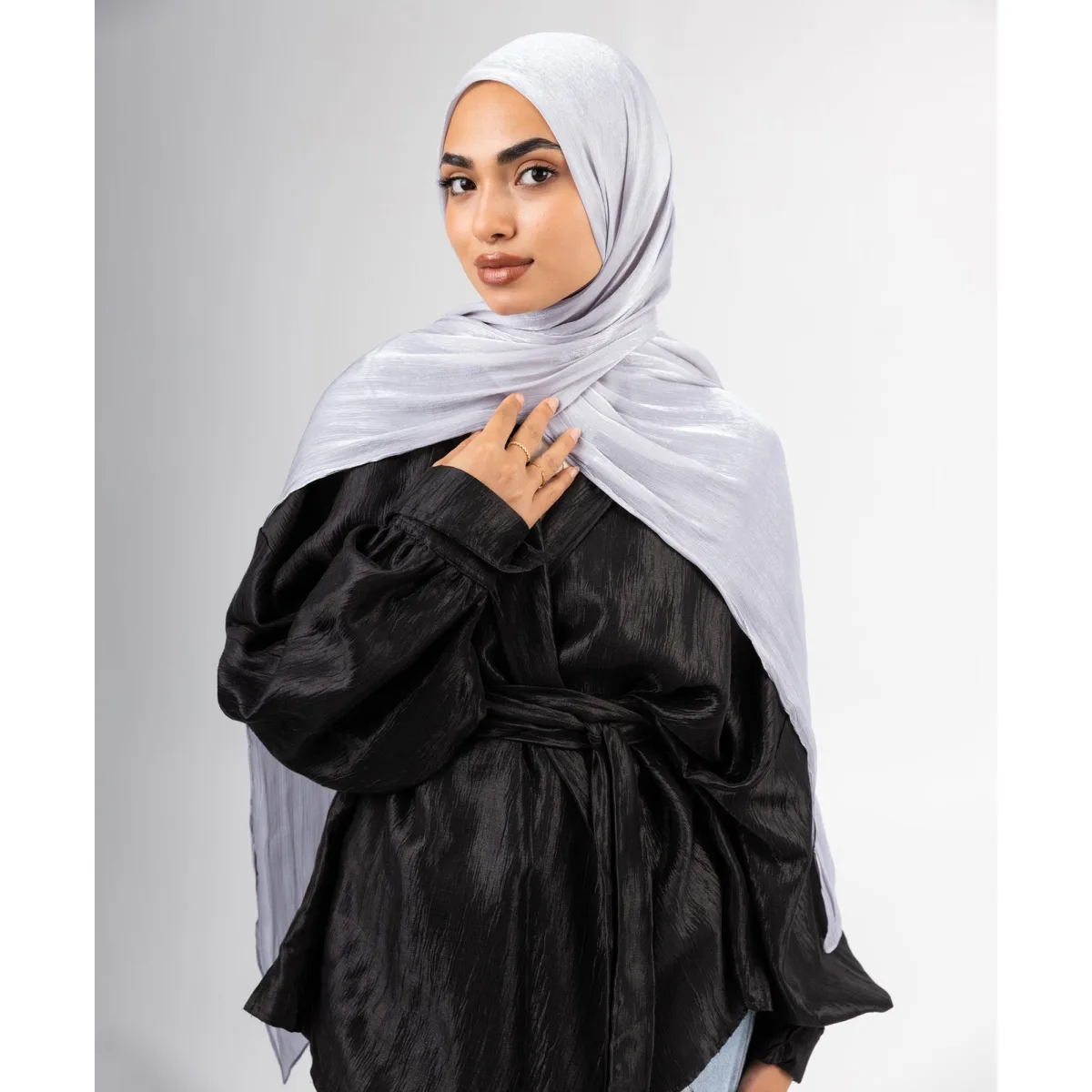 طرحة ساتان كرينكل Organza من لو فوال