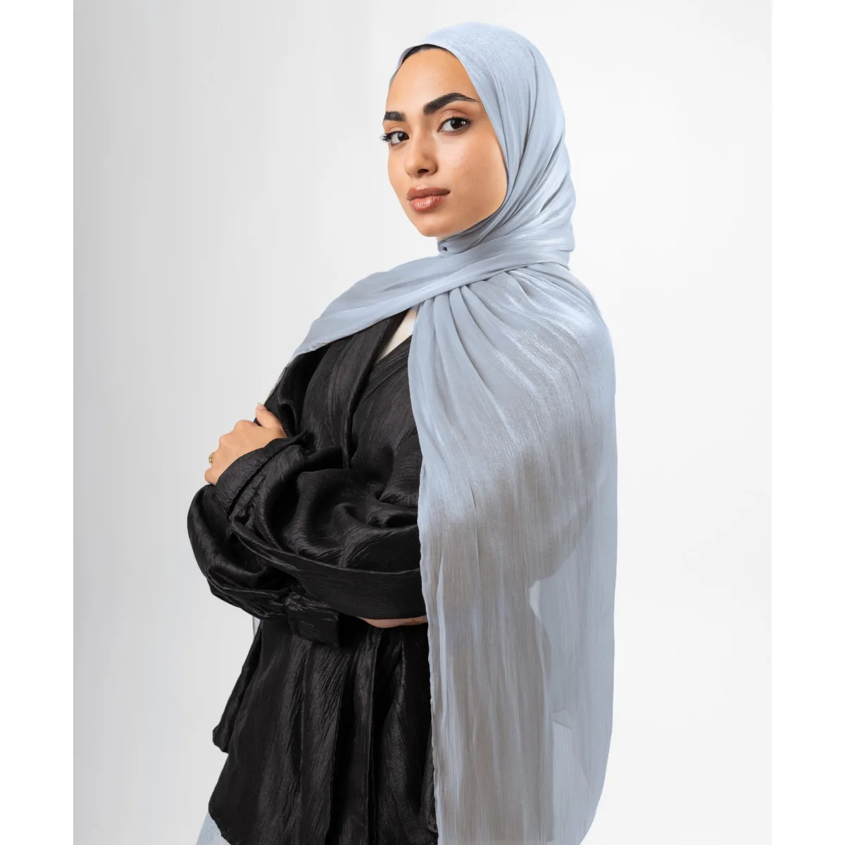 طرحة ساتان كرينكل Organza من لو فوال