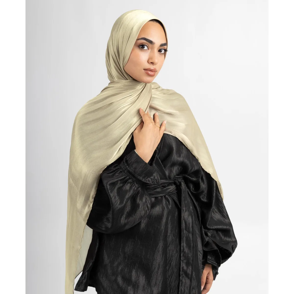 طرحة ساتان كرينكل Organza من لو فوال