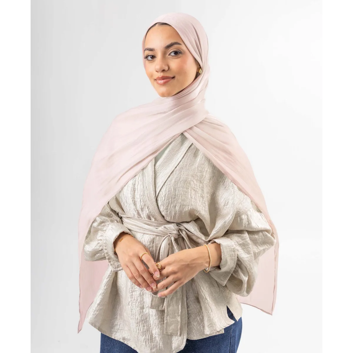 طرحة ساتان كرينكل Organza من لو فوال