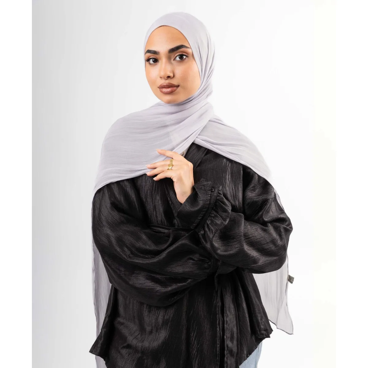 طرحة ساتان كرينكل Organza من لو فوال