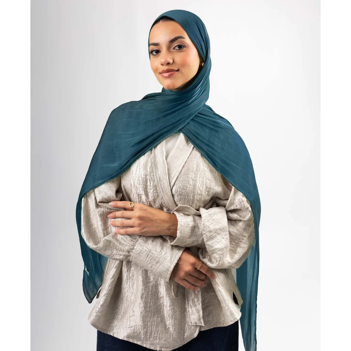 طرحة ساتان كرينكل Organza من لو فوال