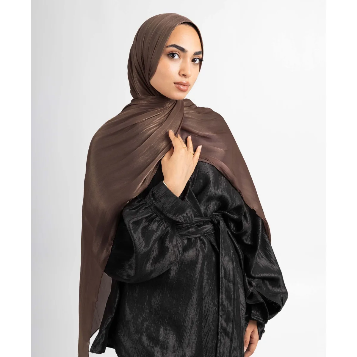 طرحة ساتان كرينكل Organza من لو فوال