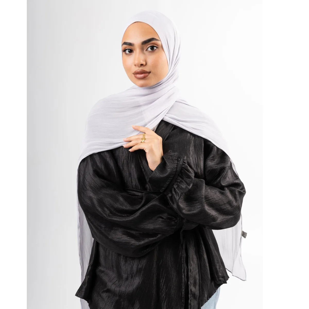 طرحة ساتان كرينكل Organza من لو فوال