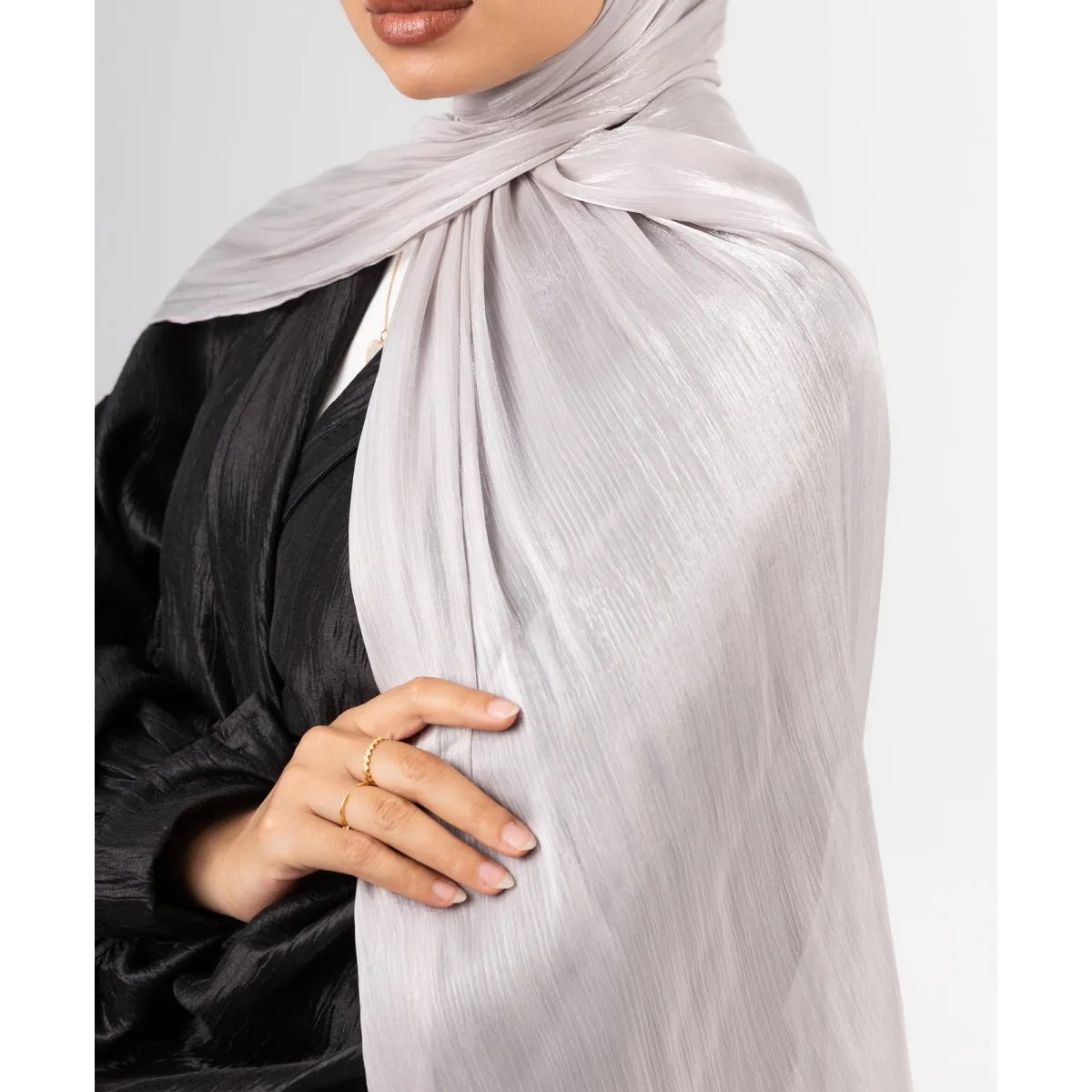 طرحة ساتان كرينكل Organza من لو فوال