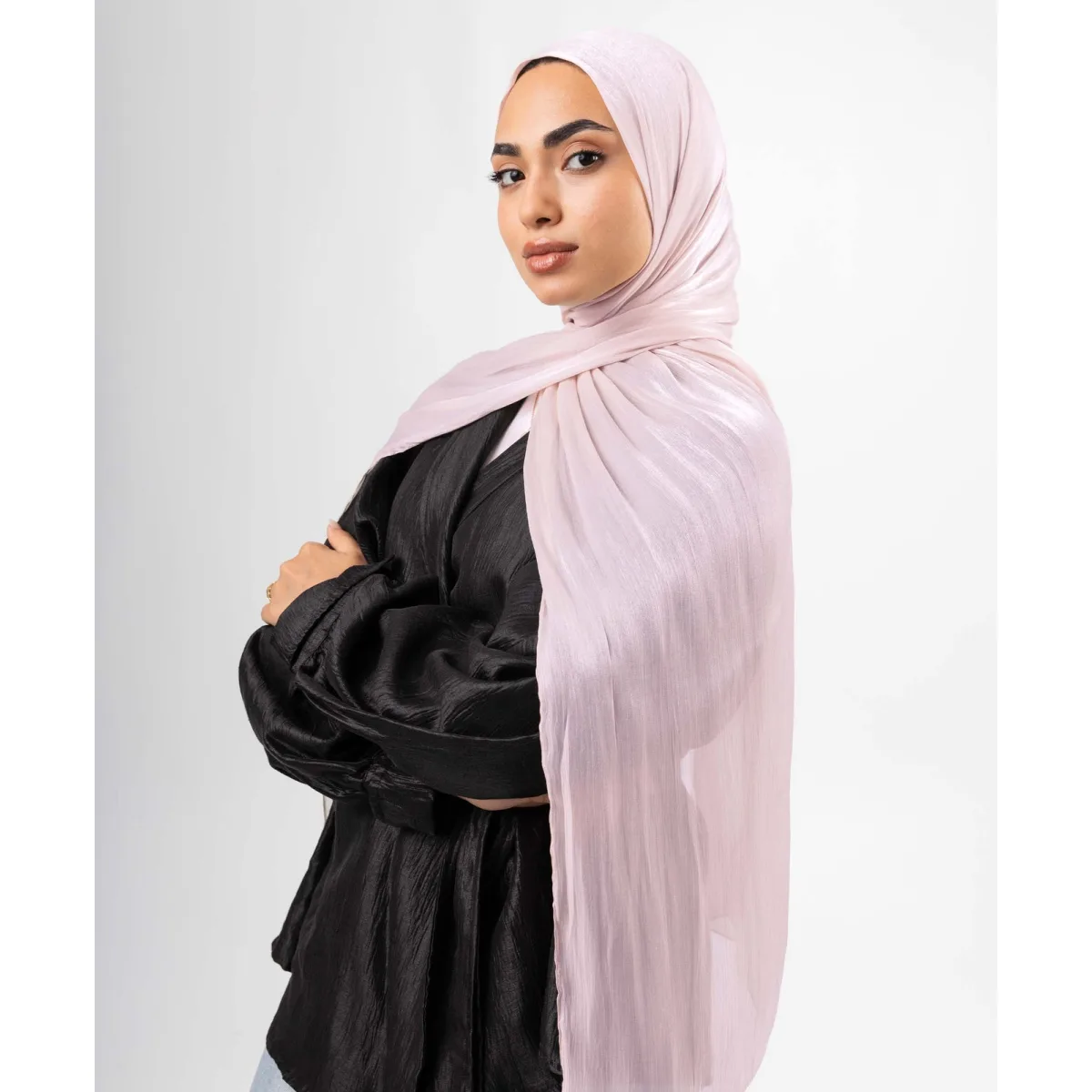 طرحة ساتان كرينكل Organza من لو فوال