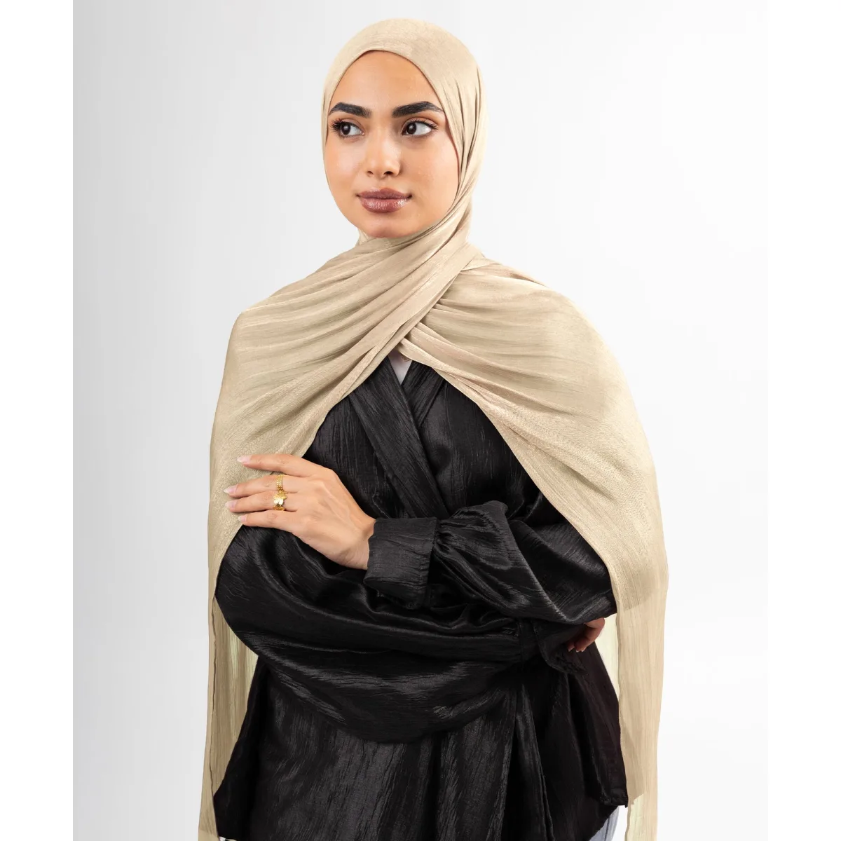 طرحة ساتان كرينكل Organza من لو فوال