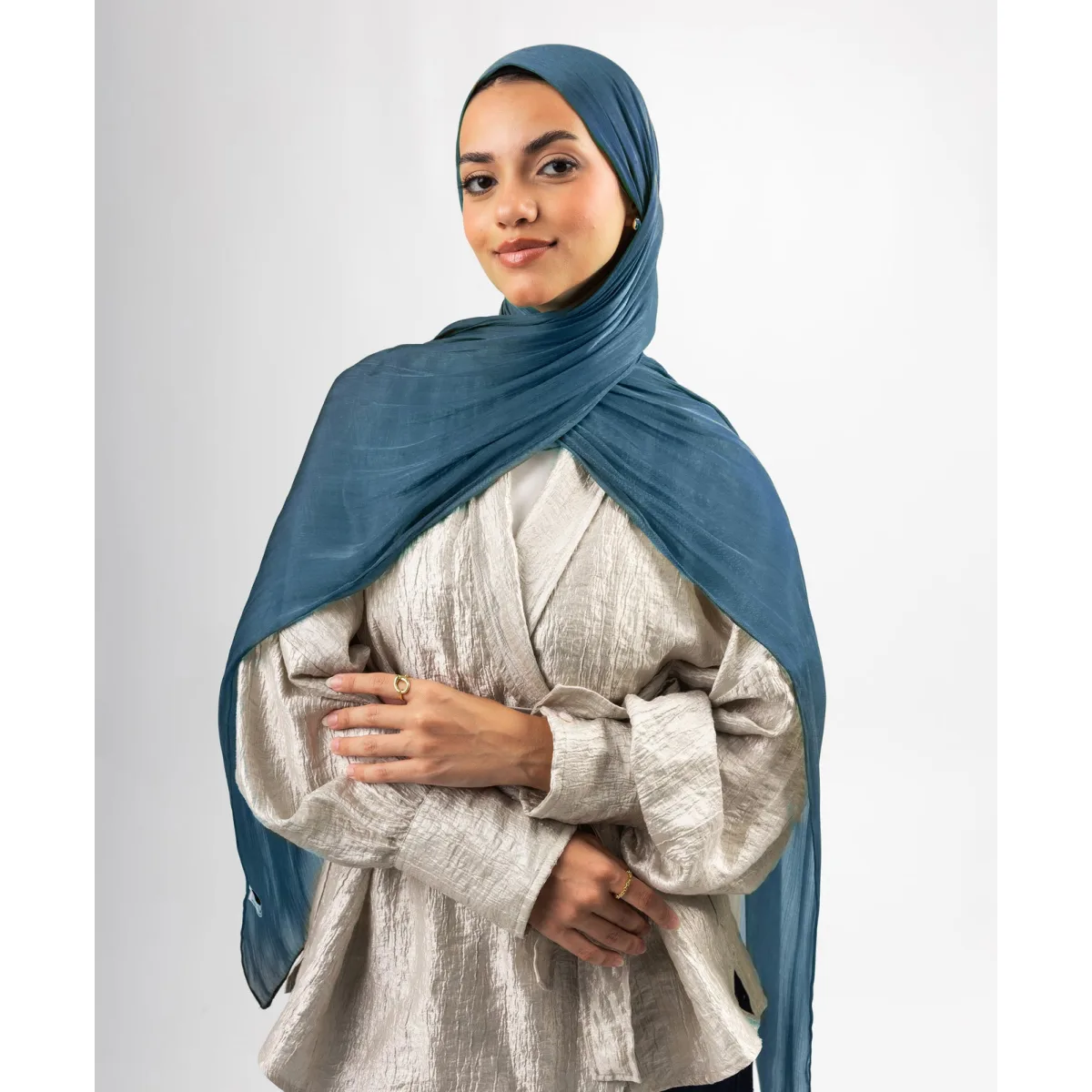 طرحة ساتان كرينكل Organza من لو فوال