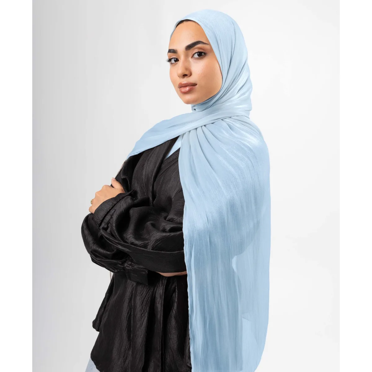 طرحة ساتان كرينكل Organza من لو فوال