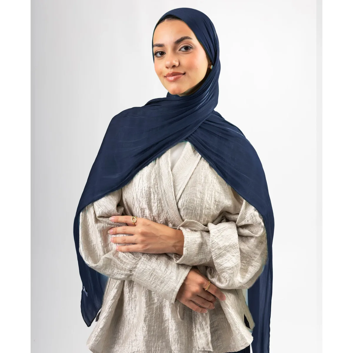 طرحة ساتان كرينكل Organza من لو فوال