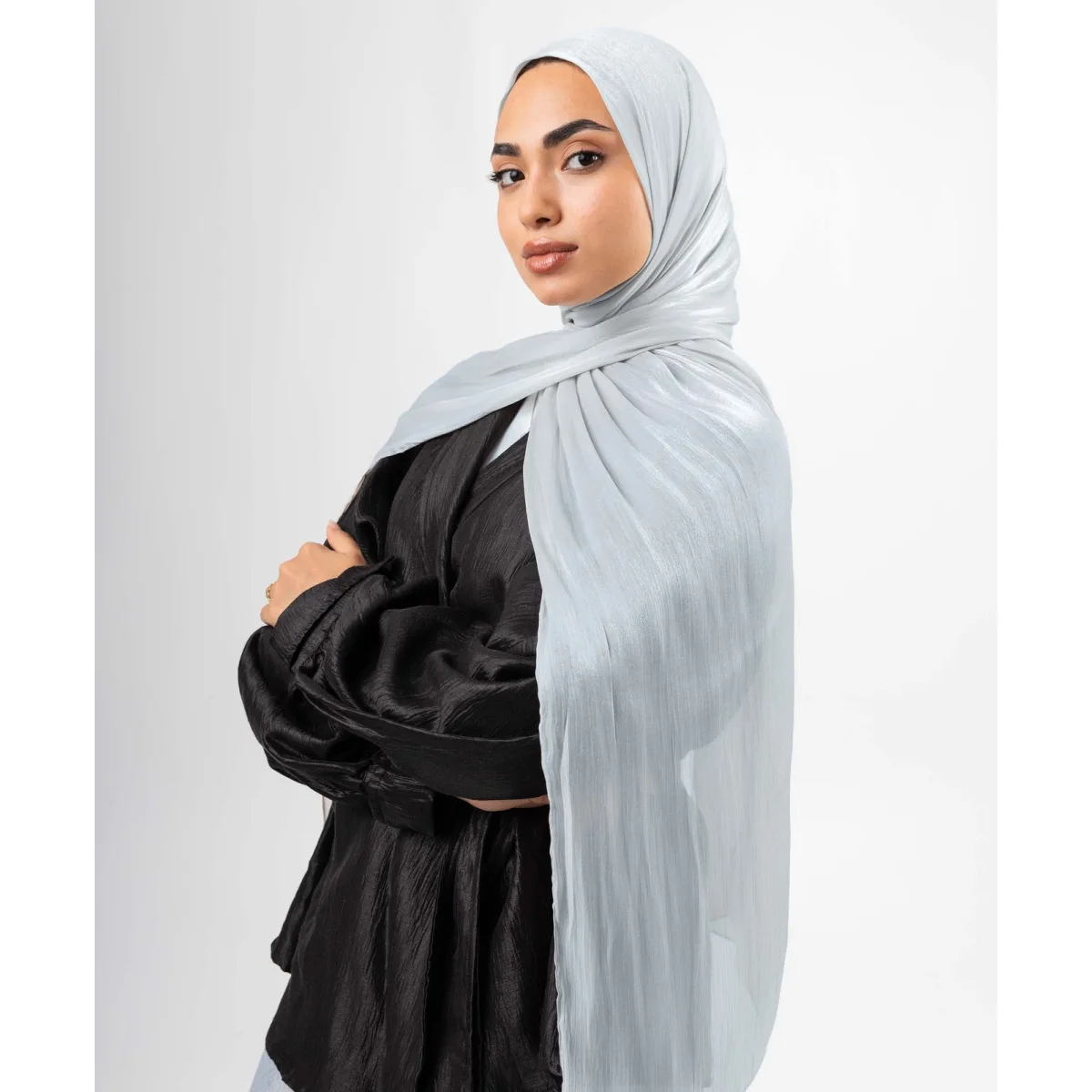 طرحة ساتان كرينكل Organza من لو فوال