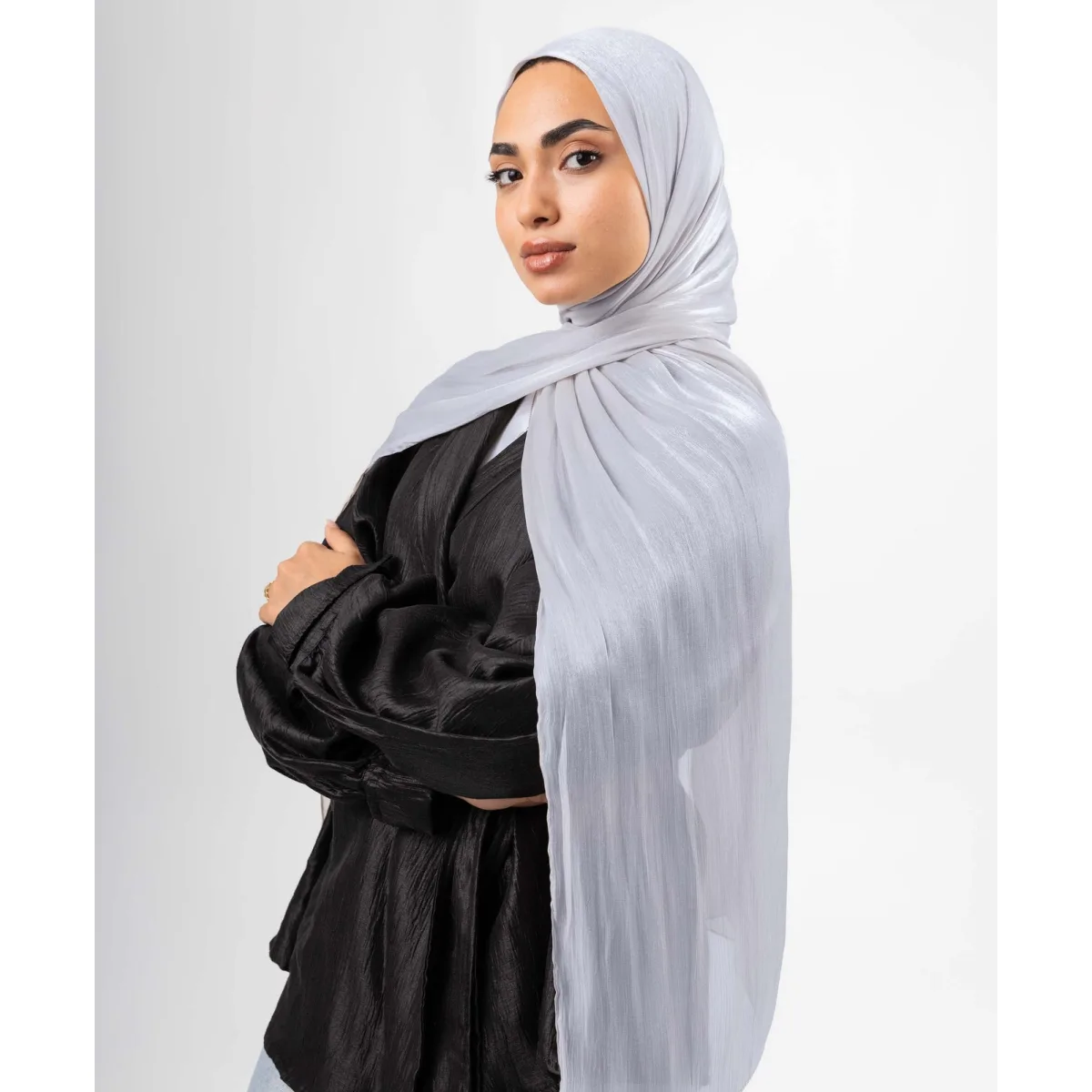 طرحة ساتان كرينكل Organza من لو فوال