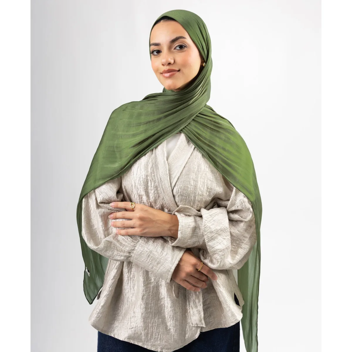 طرحة ساتان كرينكل Organza من لو فوال
