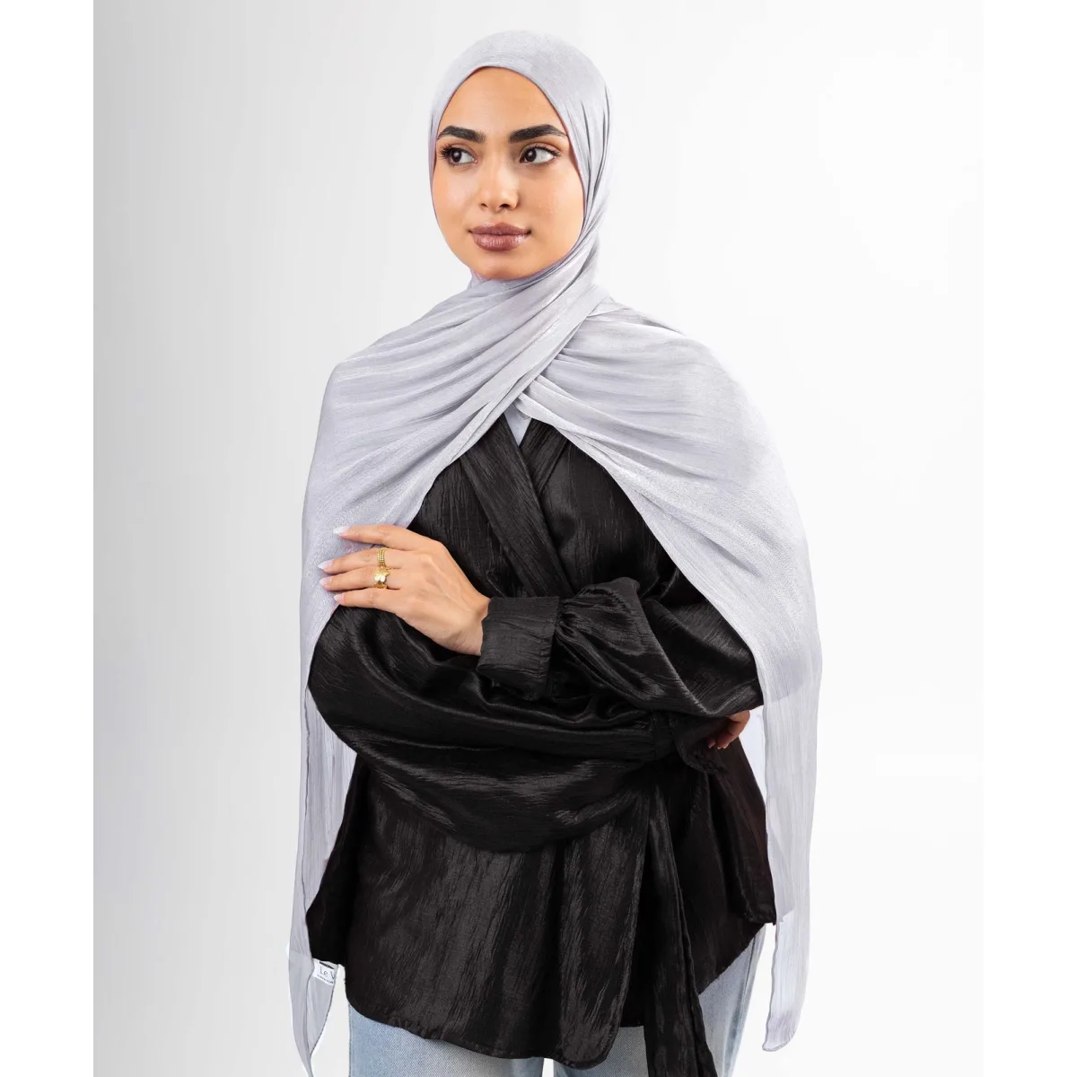 طرحة ساتان كرينكل Organza من لو فوال