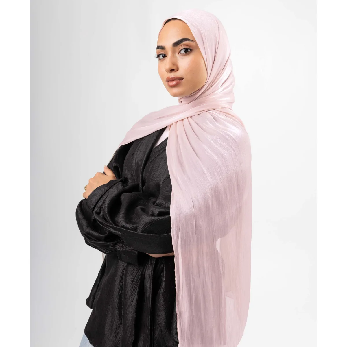 طرحة ساتان كرينكل Organza من لو فوال