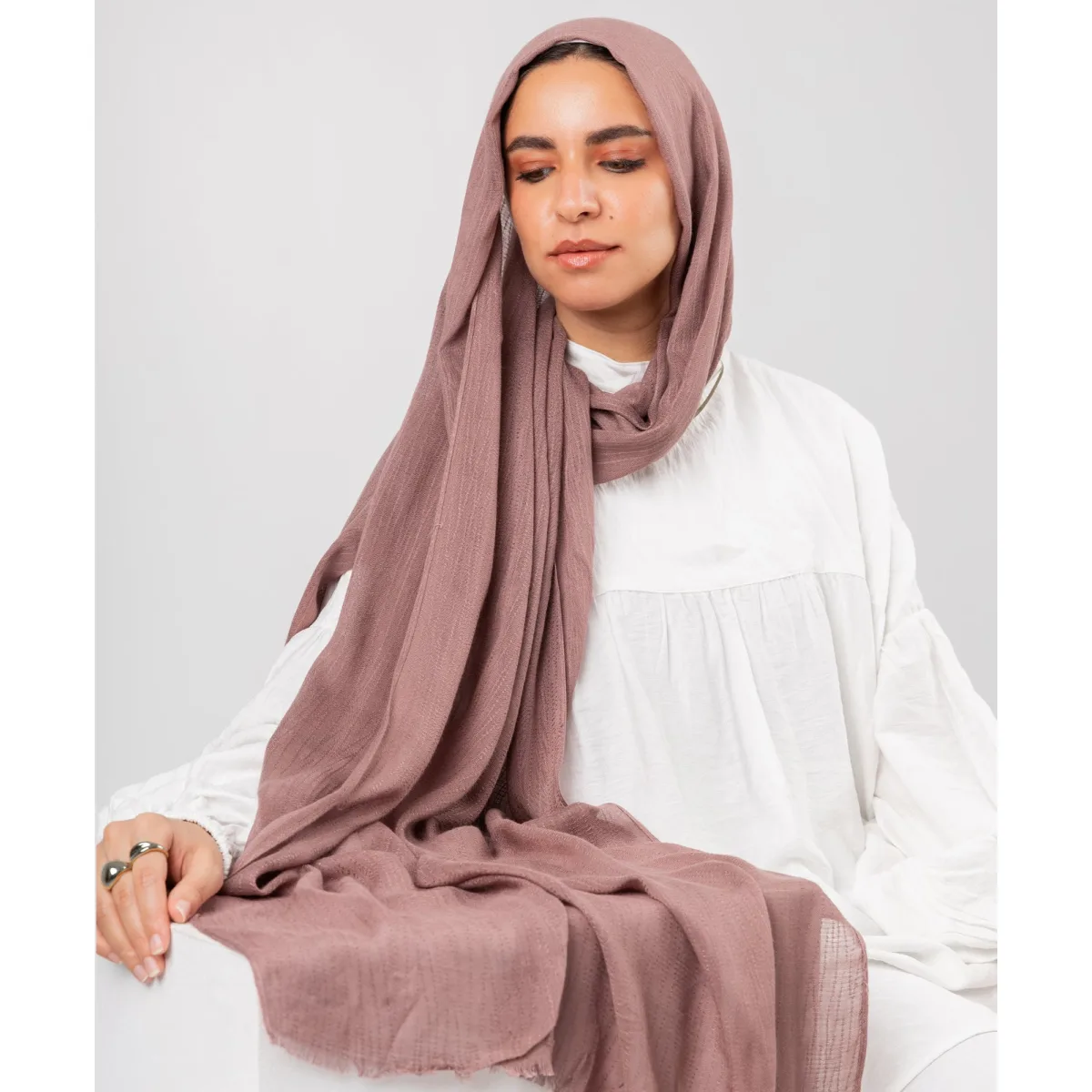Le Voile Bubbly Linen Scarf