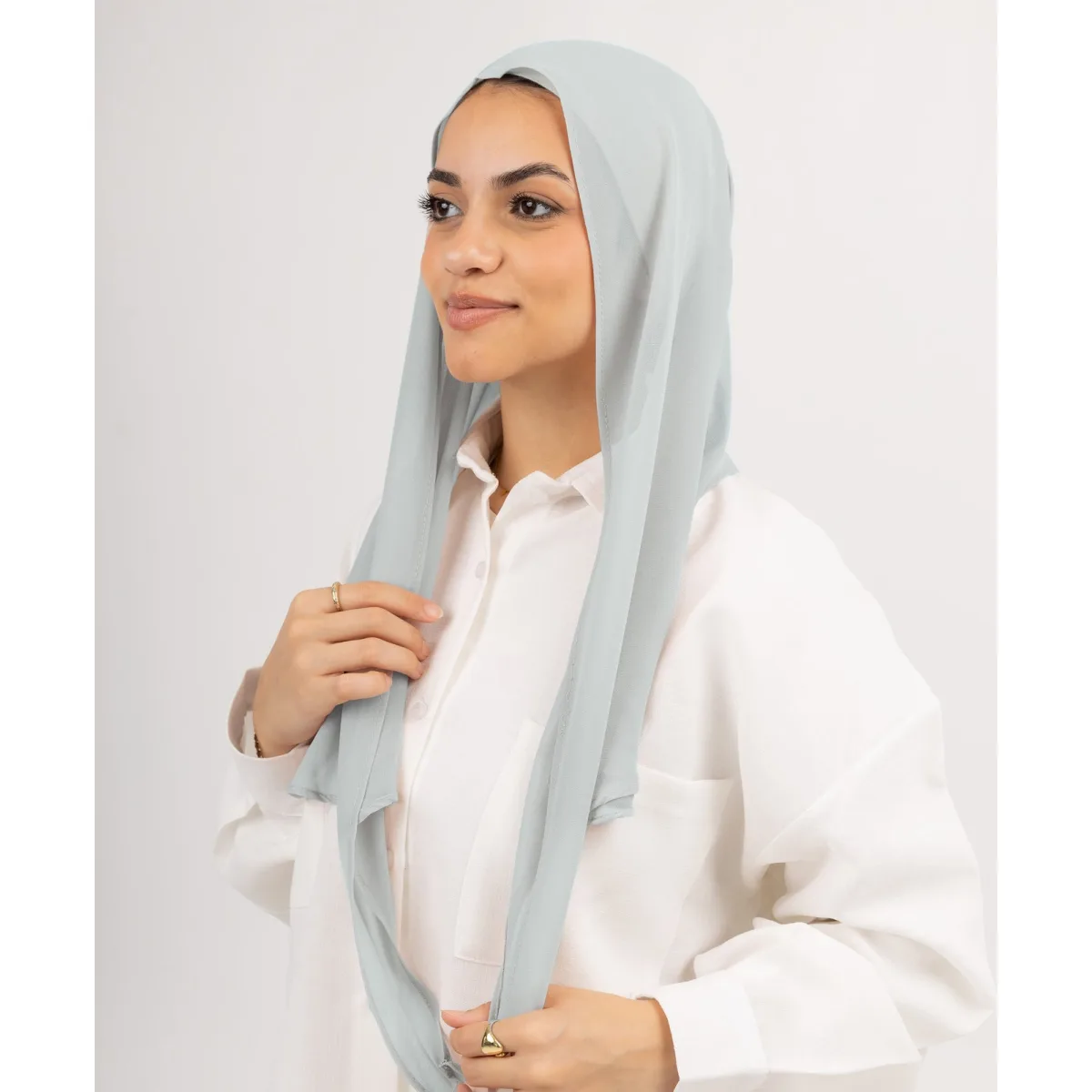 طرحة شيفون Easy Closed Wrap من لو فوال