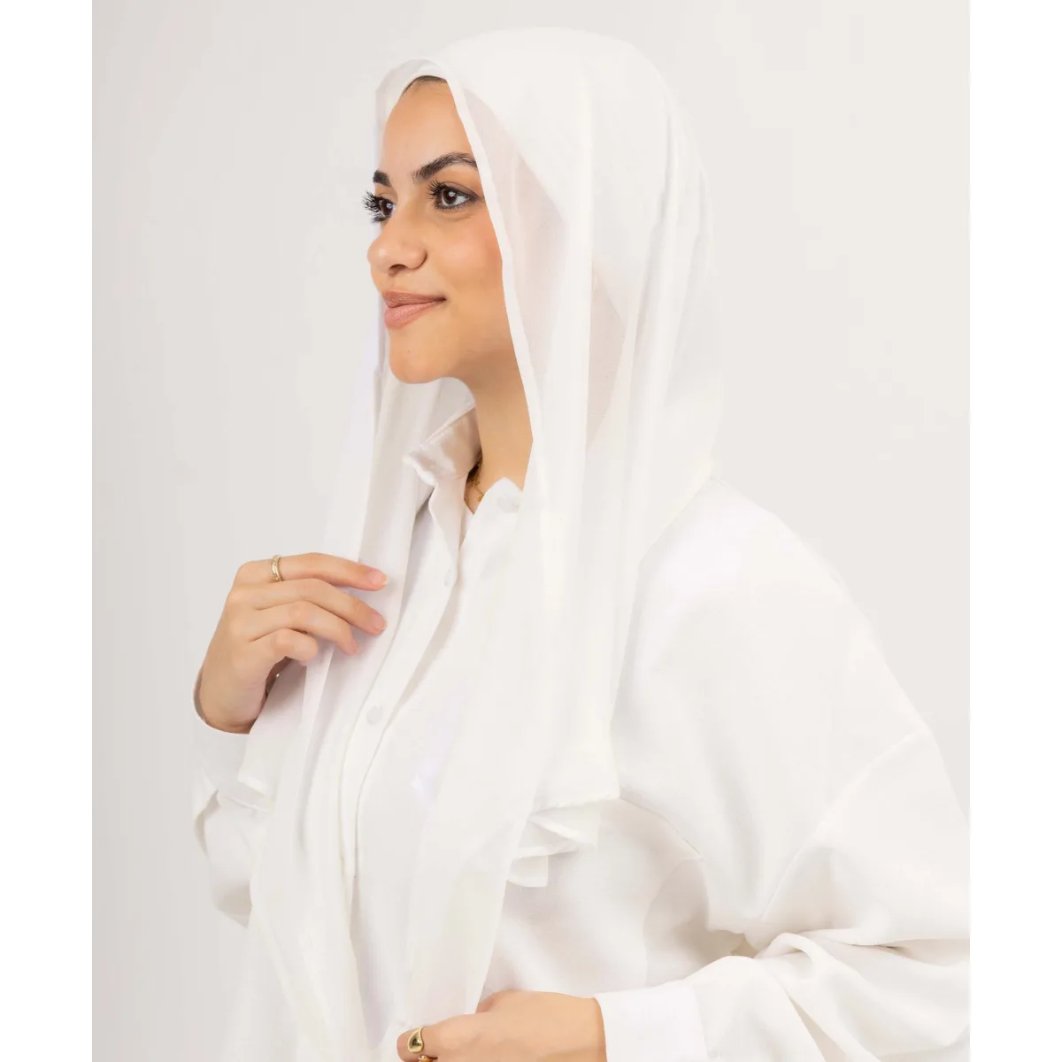 طرحة شيفون Easy Closed Wrap من لو فوال