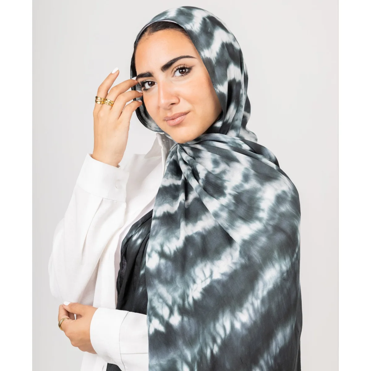 Le Voile Tie Dye Scarf