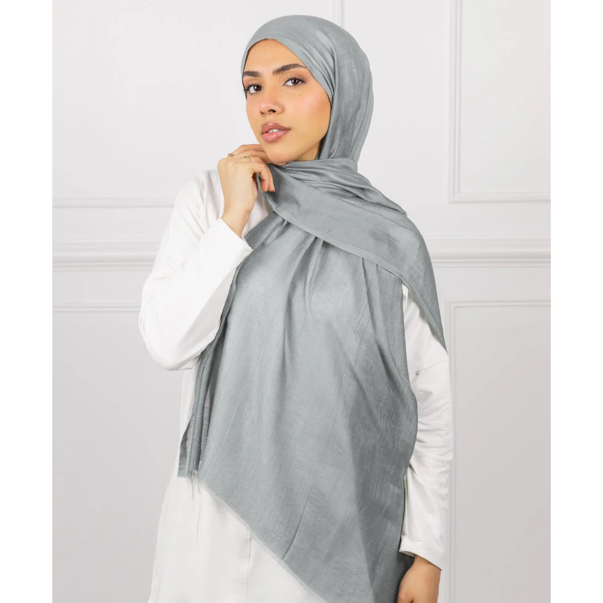 طرحة قطن سادة من لو فوال