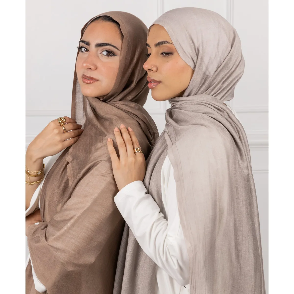 طرحة قطن سادة من لو فوال