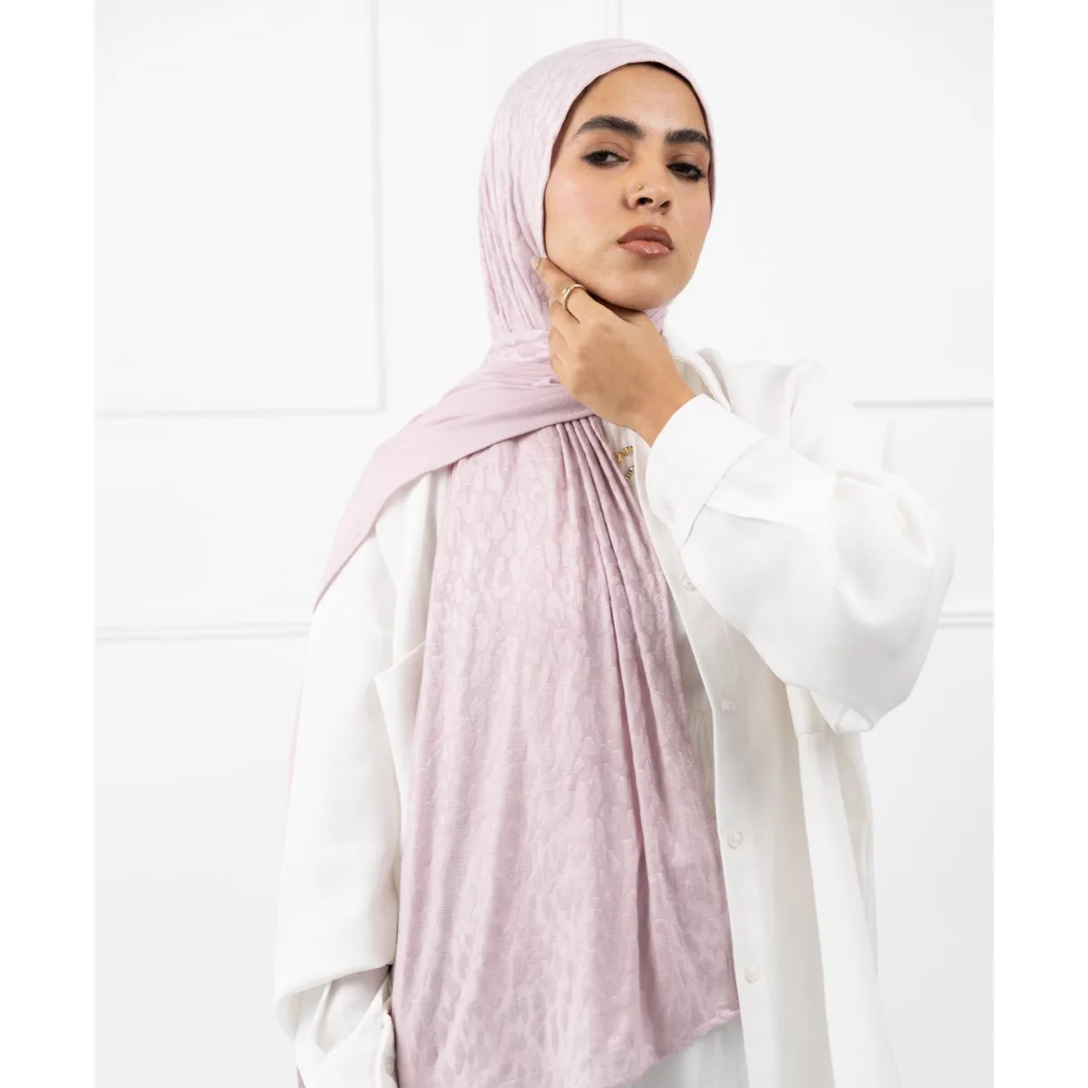 طرحة قطن ليكرا ليوبارد من لو فوال