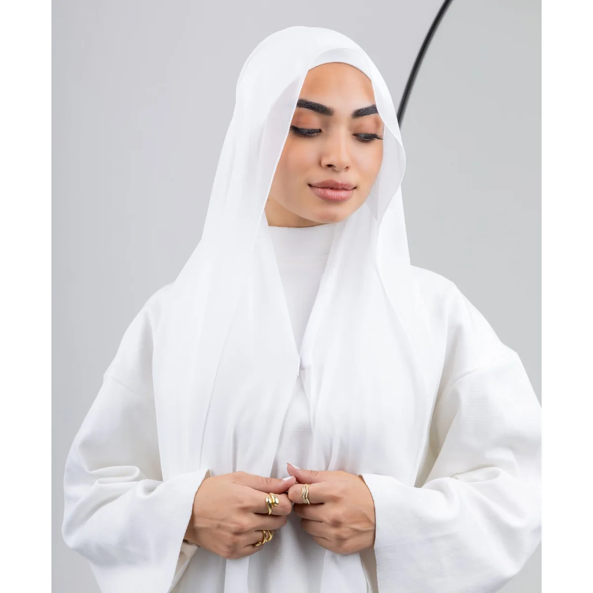 Le Voile Ready Wrap Chiffon Magnetic Scarf