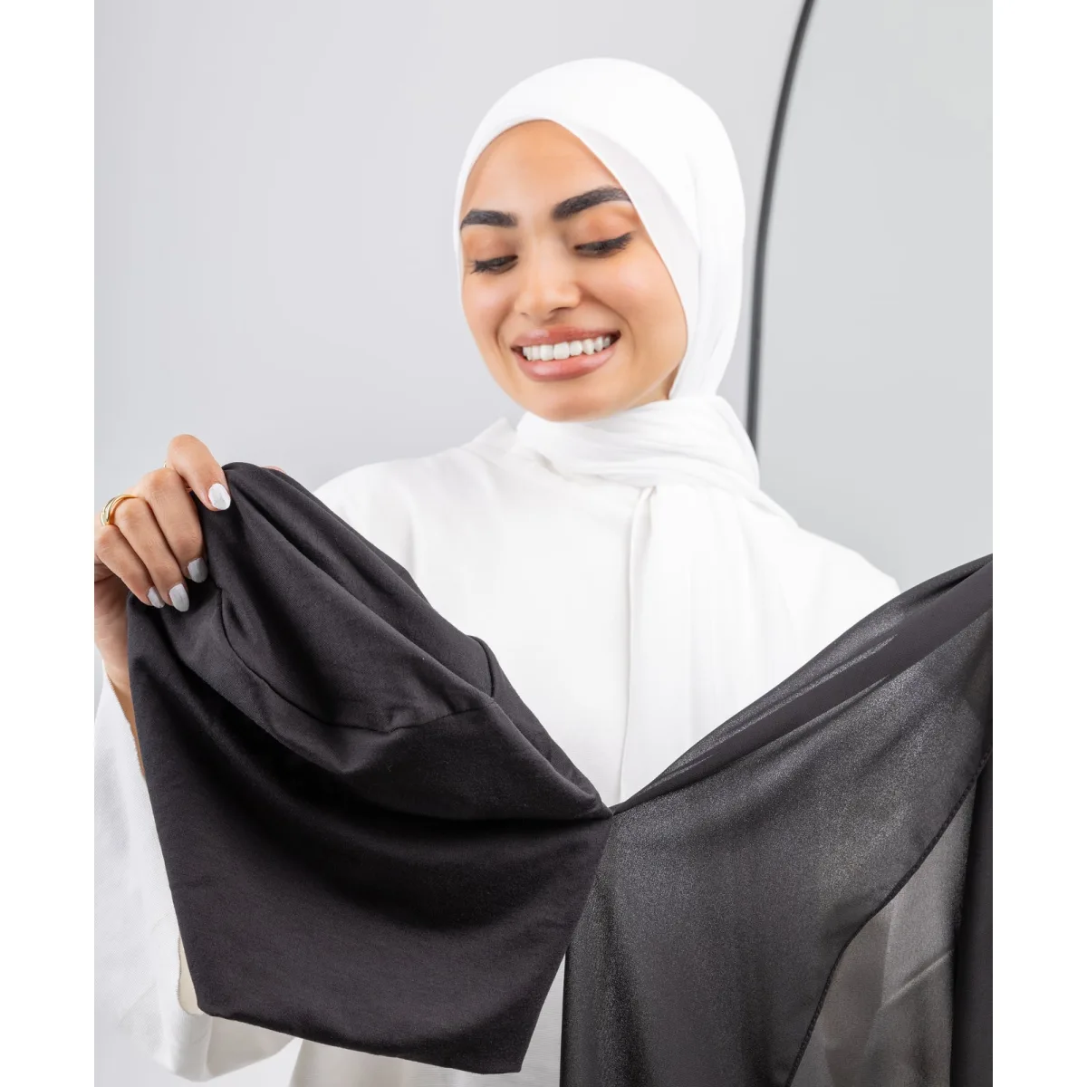 Le Voile Ready Wrap Chiffon Magnetic Scarf