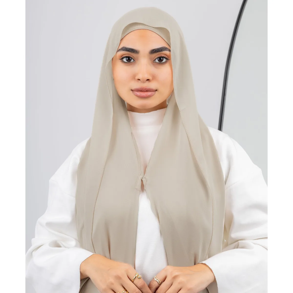 Le Voile Ready Wrap Chiffon Magnetic Scarf