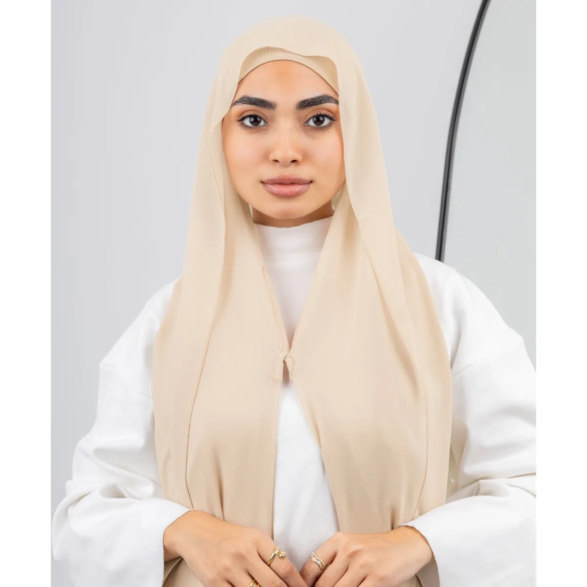 Le Voile Ready Wrap Chiffon Magnetic Scarf