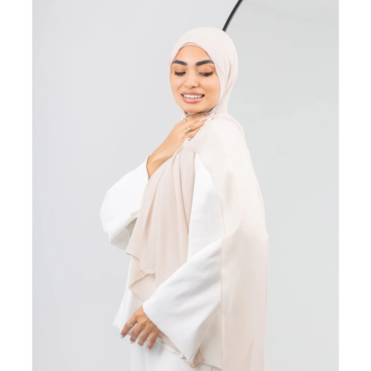 Le Voile Ready Wrap Chiffon Magnetic Scarf