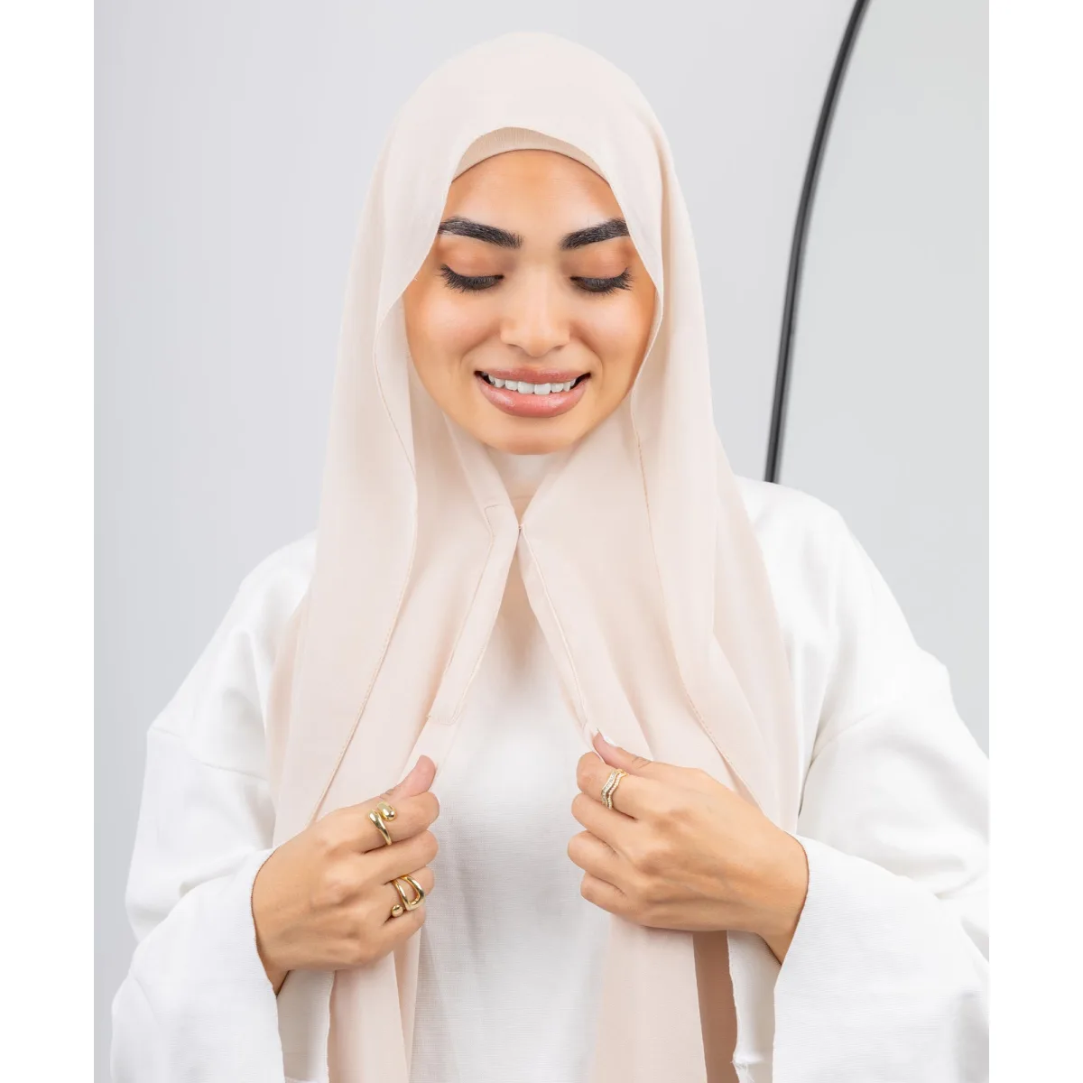 Le Voile Ready Wrap Chiffon Magnetic Scarf