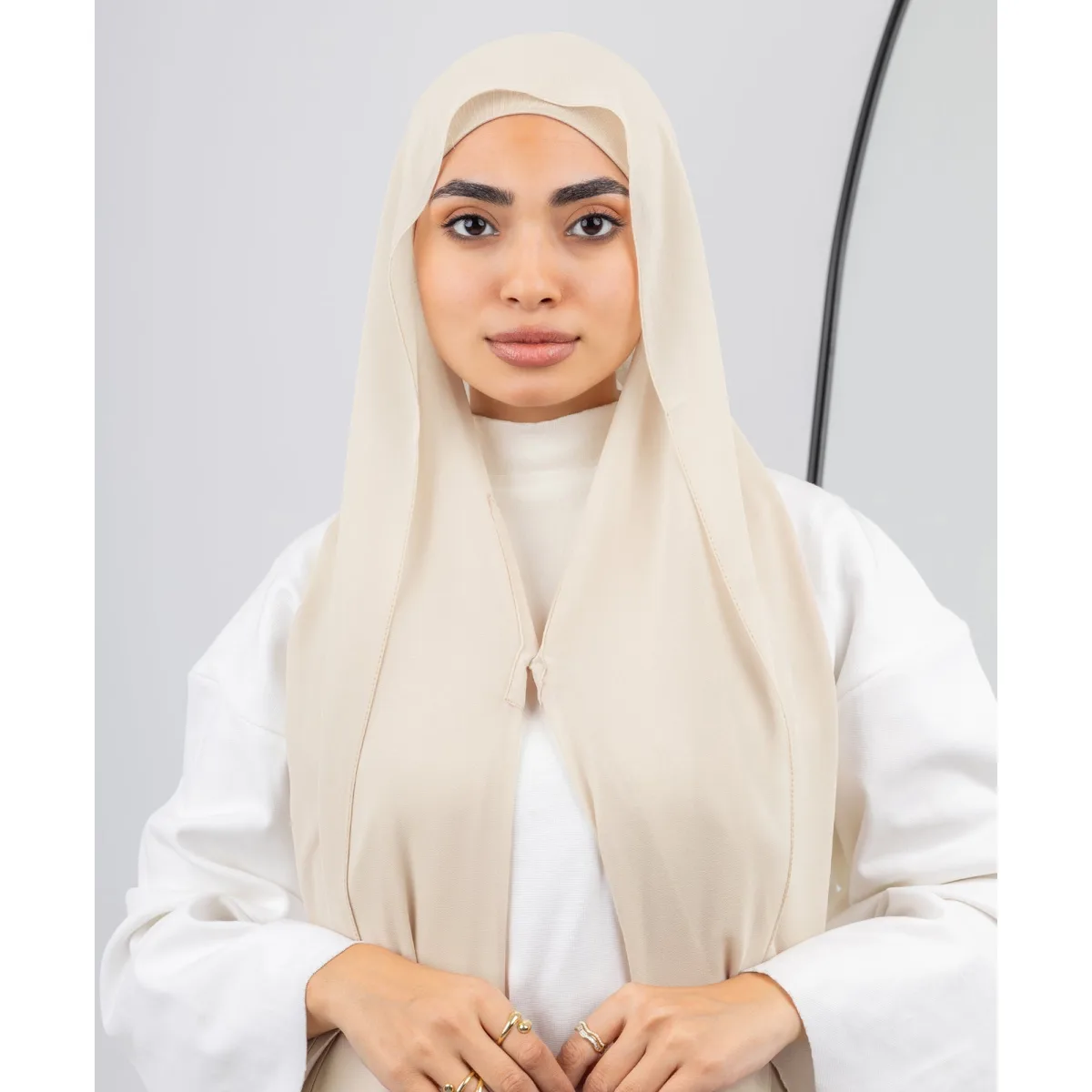 Le Voile Ready Wrap Chiffon Magnetic Scarf