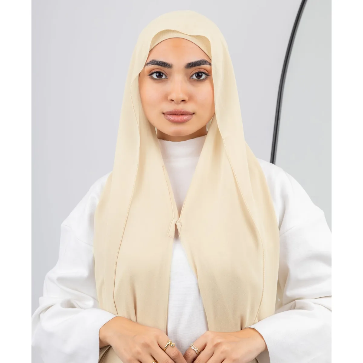 Le Voile Ready Wrap Chiffon Magnetic Scarf