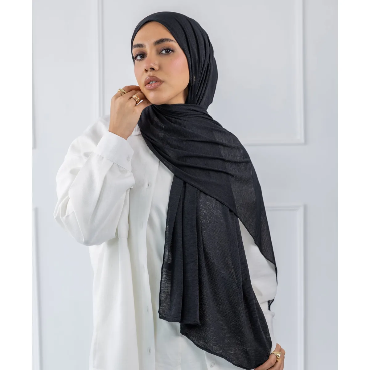 Le Voile Comfort Kuwaiti Lycra Scarf