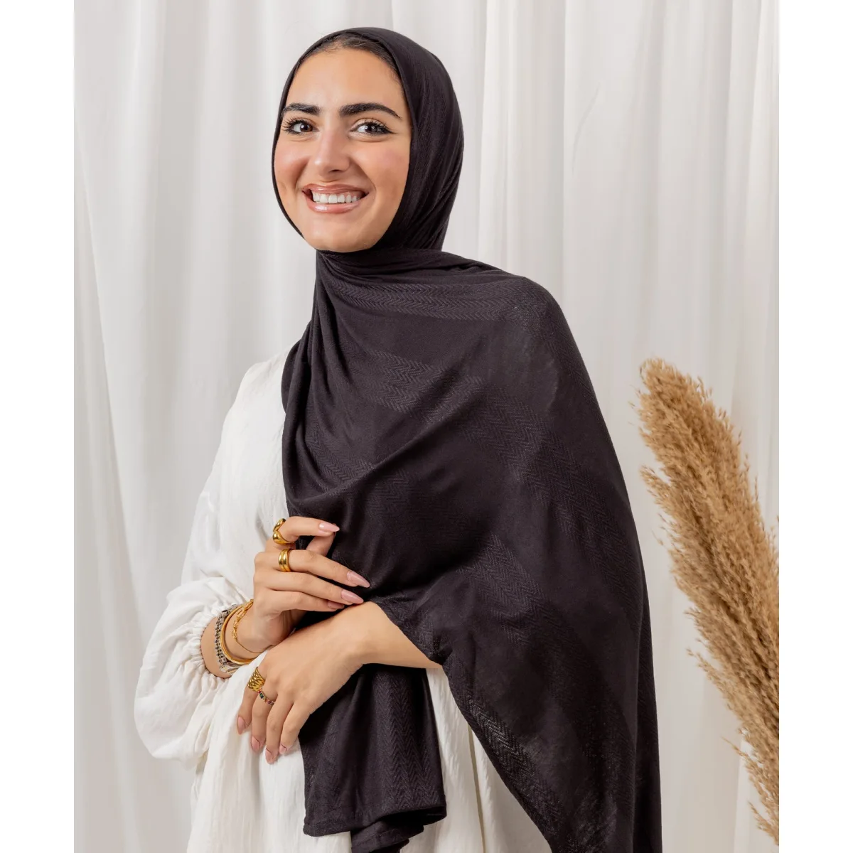 طرحة قطن ليكرا Zigzag من لو فوال