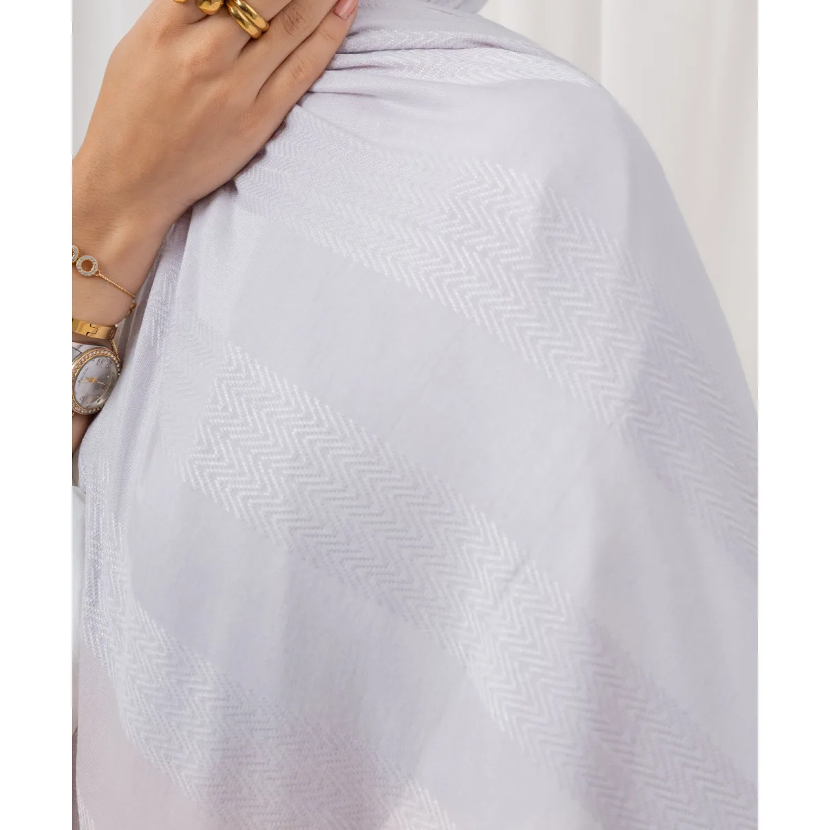 طرحة قطن ليكرا Zigzag من لو فوال