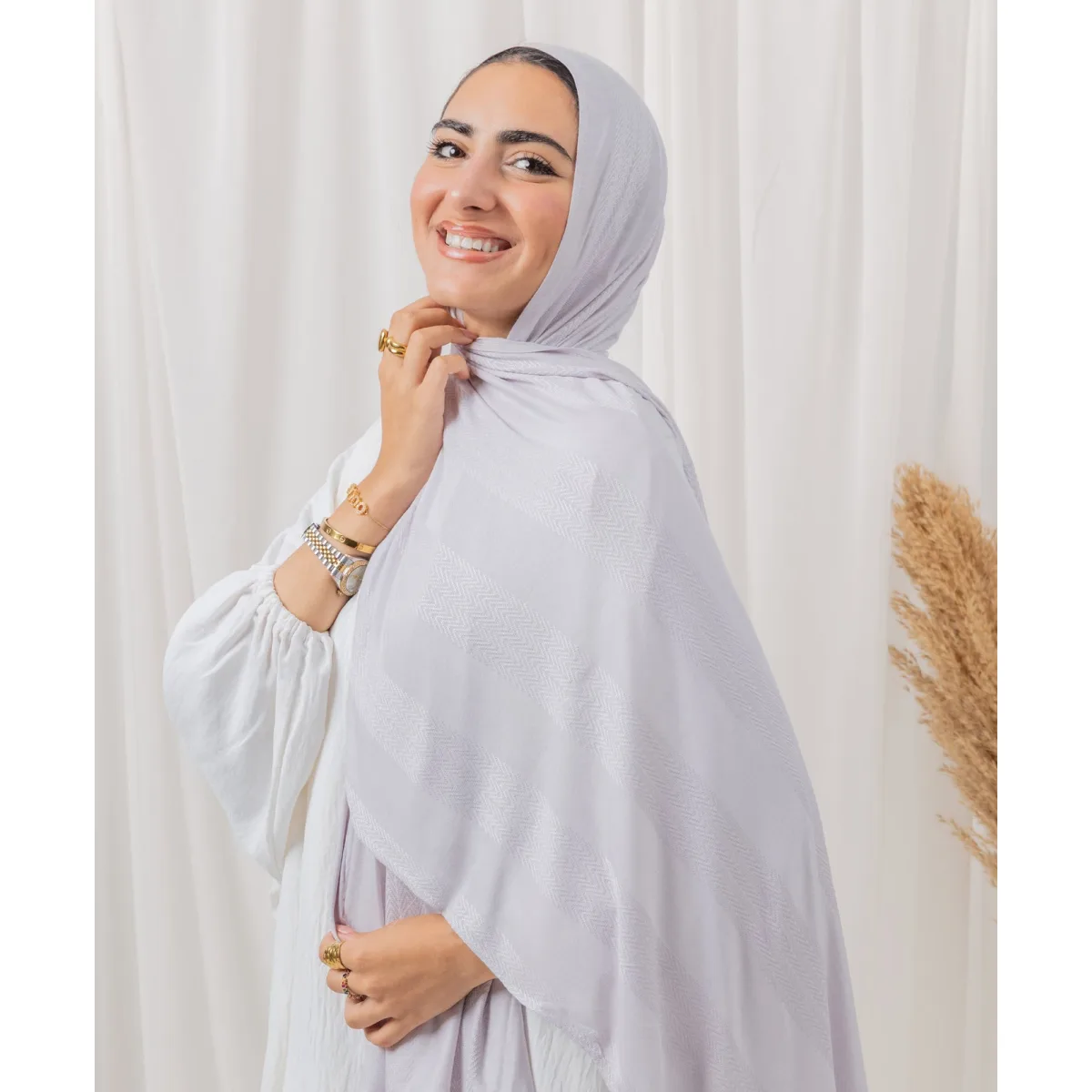 طرحة قطن ليكرا Zigzag من لو فوال