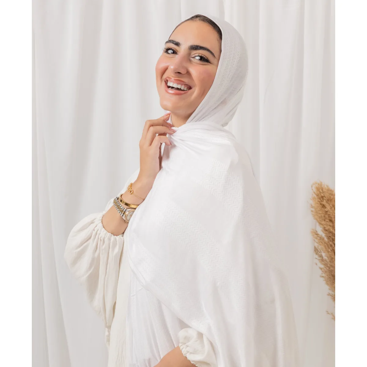 طرحة قطن ليكرا Zigzag من لو فوال