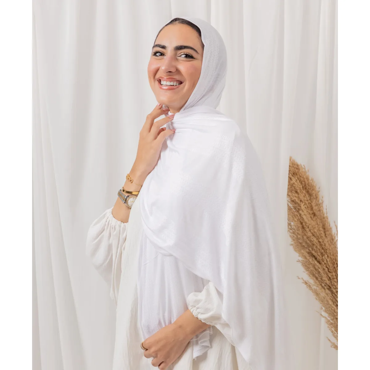 طرحة قطن ليكرا Zigzag من لو فوال