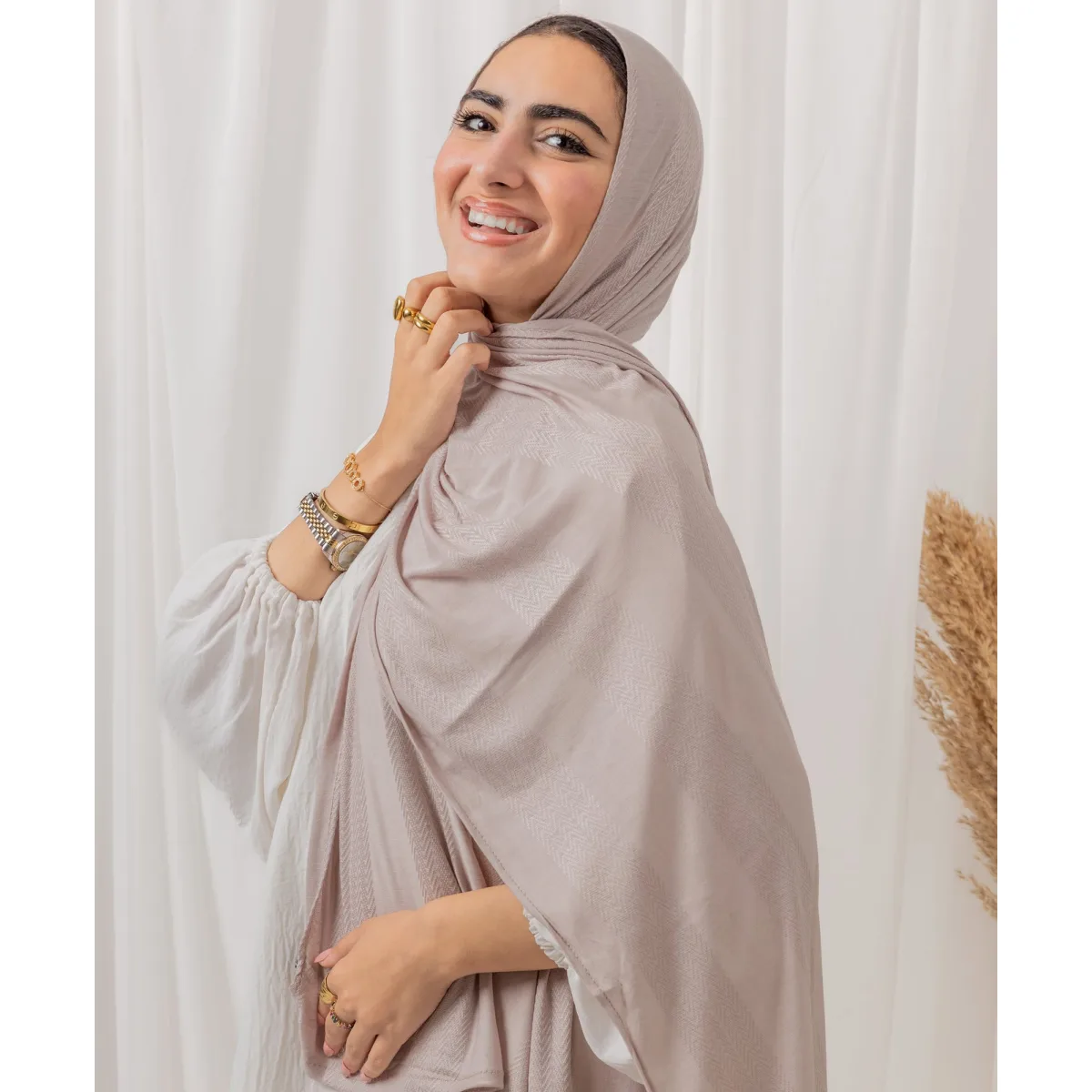 طرحة قطن ليكرا Zigzag من لو فوال