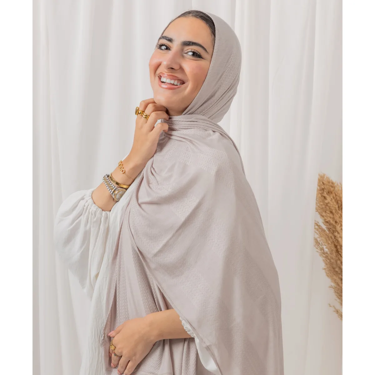 طرحة قطن ليكرا Zigzag من لو فوال