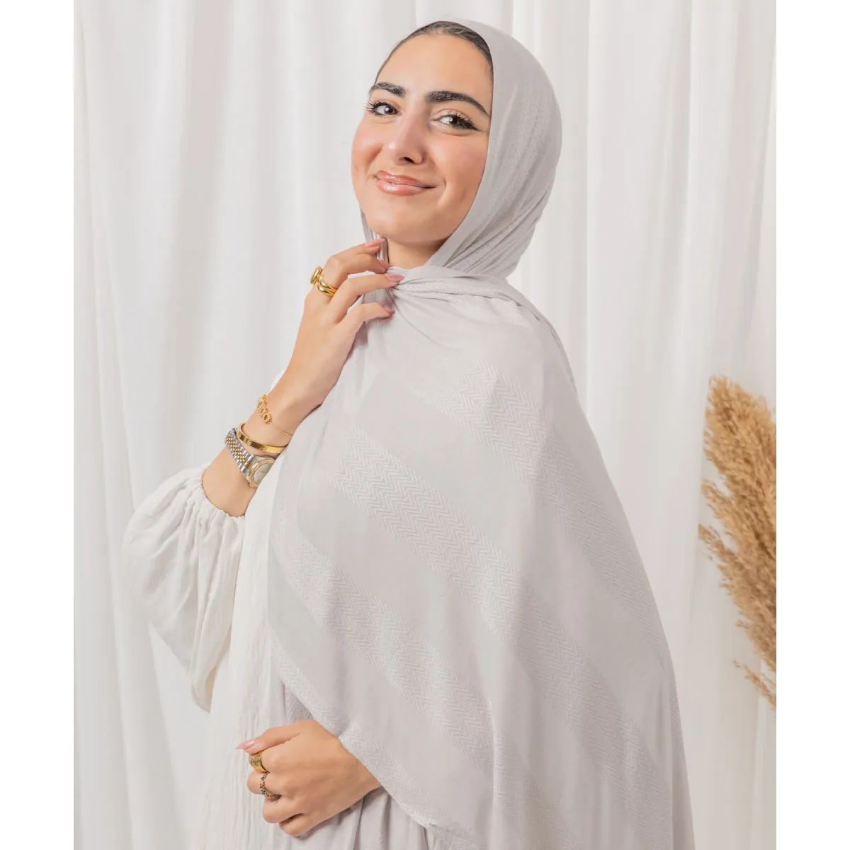طرحة قطن ليكرا Zigzag من لو فوال