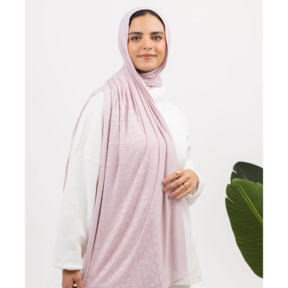 طرحة قطن ليكرا Crackle من لو فوال